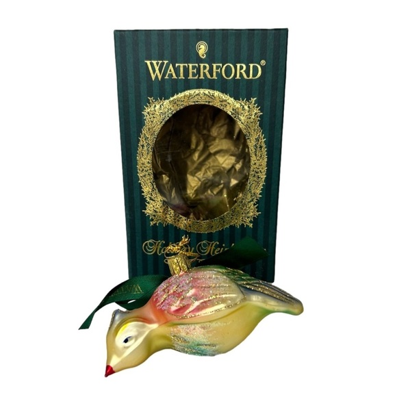 Waterford Glass Partridge 12 Days Christmas Ornament 1st Edition - Picture 14 of 14